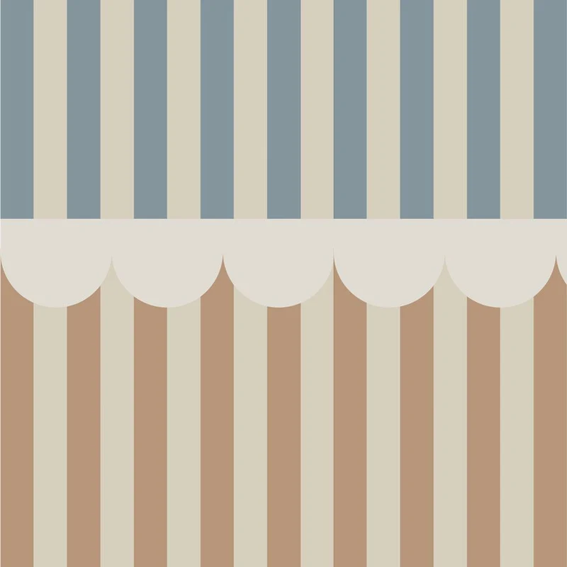 Dekornik Tapete Simple Rustic Classic Hell Streifen 50 x 280
