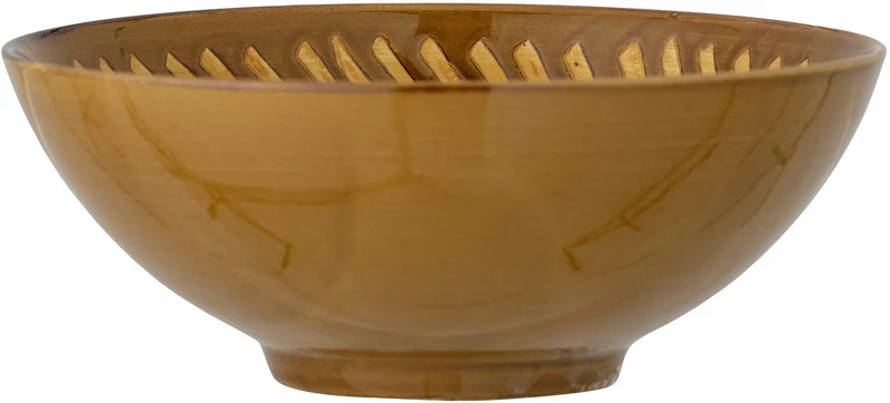 Heikki Bowl Brown Stoneware - Bloomingville