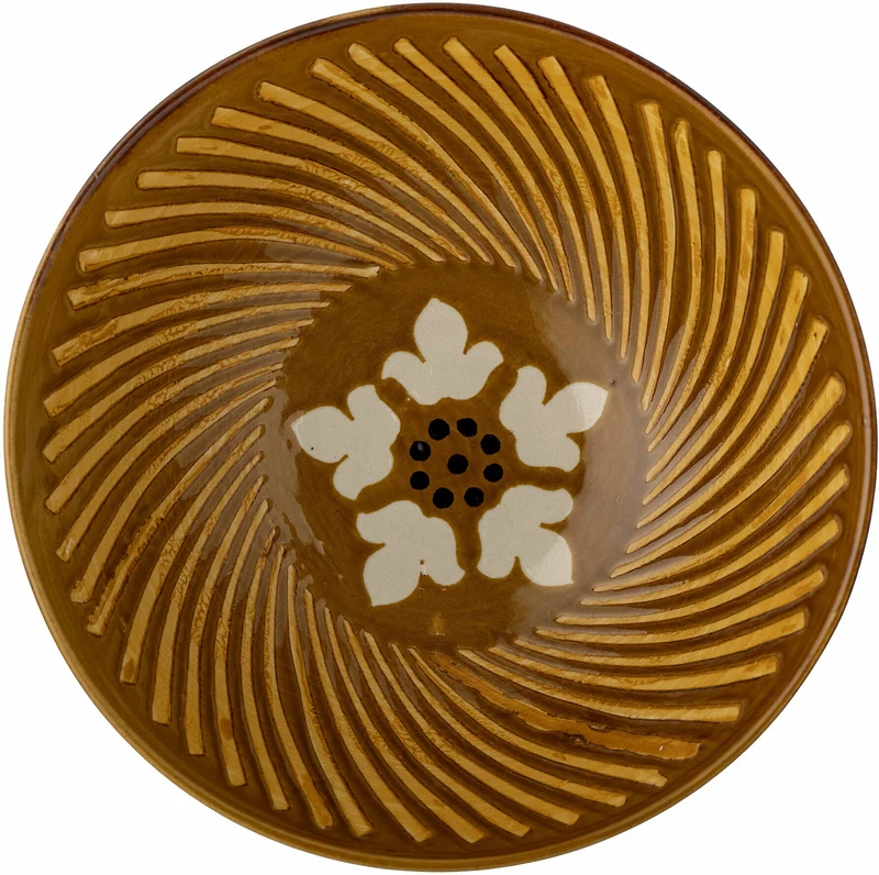 Heikki Bowl Brown Stoneware - Bloomingville