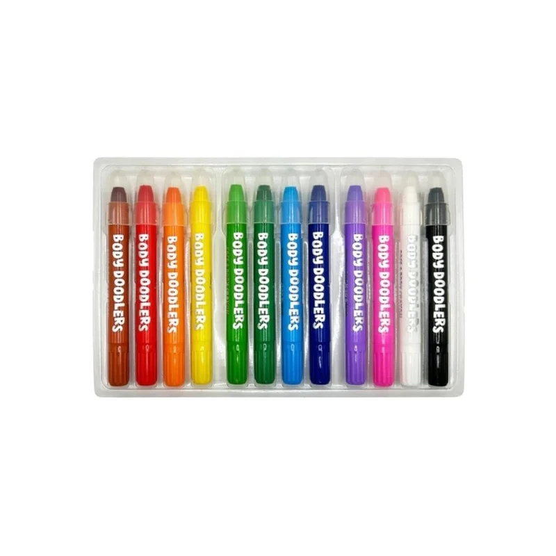 BODY DOODLERS - 12 FACE AND BODY CRAYONS (6 YEARS+)