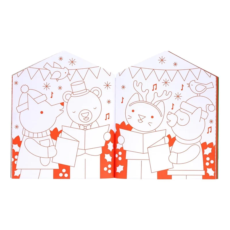 CHRISTMAS COLOURING BOOK AND STICKERS