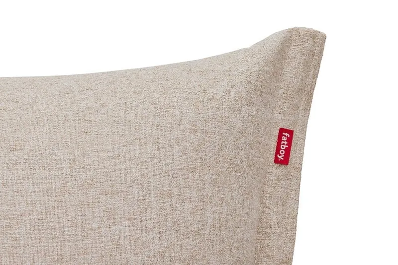 Fauteuil lounge en tissu bouclette beige 102x85x75cm BonBaron Slim - Fatboy