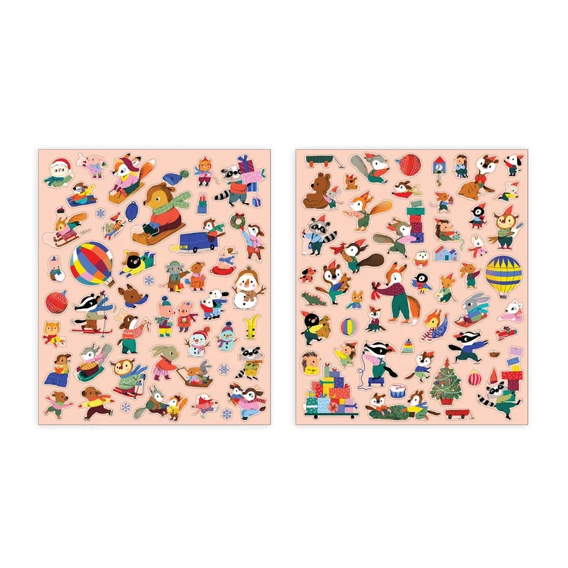 STICKER PLAY REUSABLE ACTIVITY SET: CHRISTMAS VILLAGE