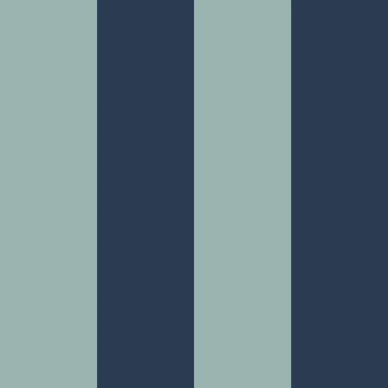 Dekornik Tapete Wide stripes 2 shades of blue Streifen 50 x 280