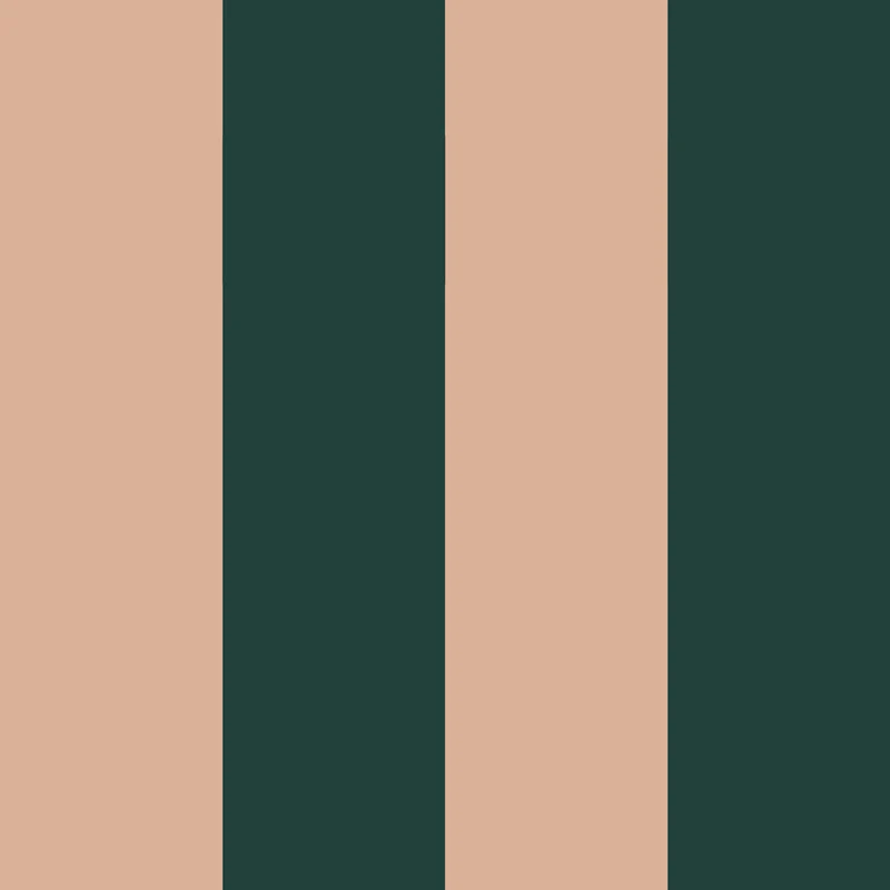 Dekornik Tapete Wide stripes royal green and pink Streifen 50 x 280