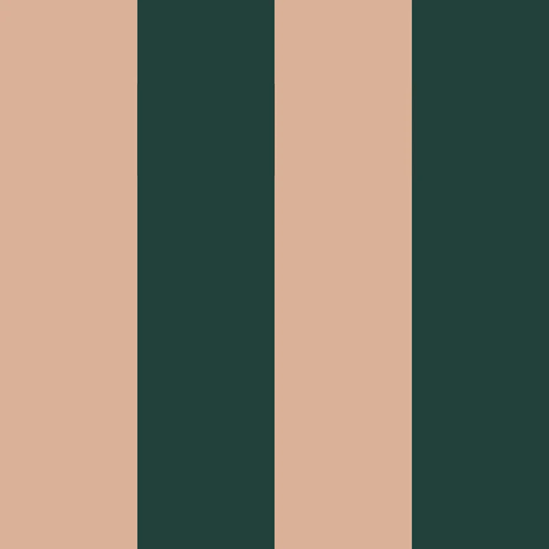 Dekornik Tapete Wide stripes royal green and pink Streifen 50 x 280