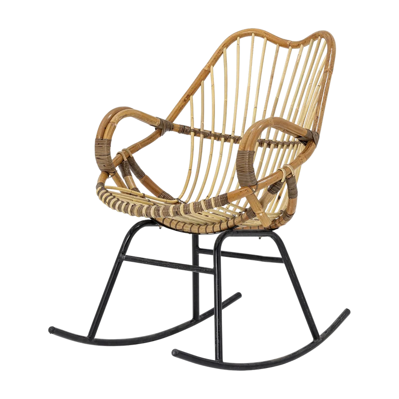 Reine Rocking Chair Nature Rattan - Bloomingville