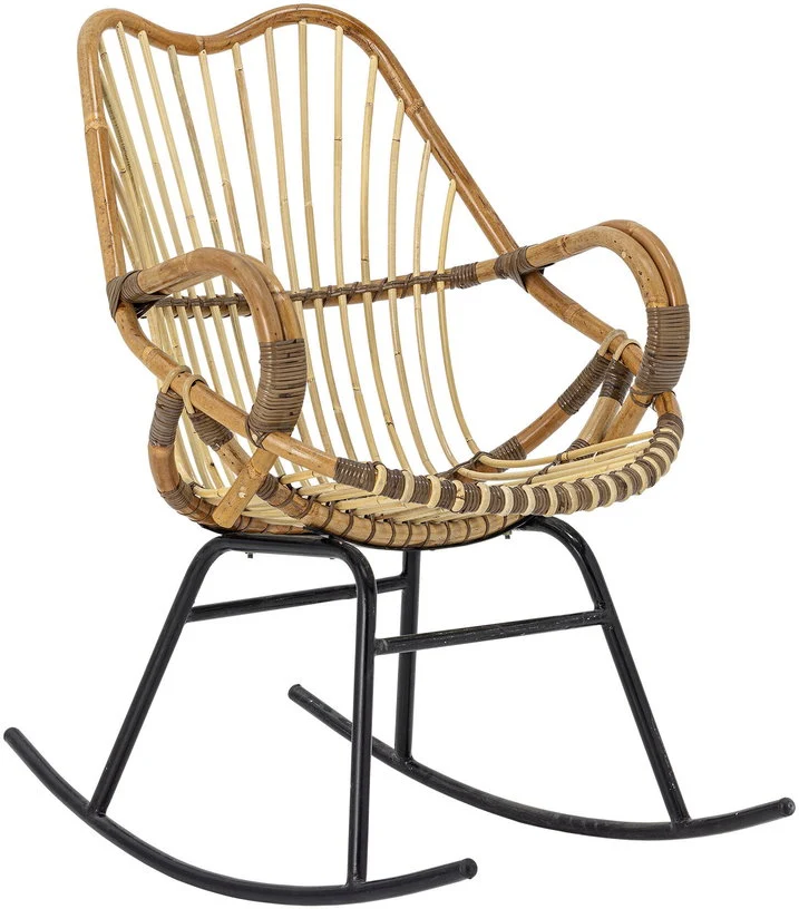 Reine Rocking Chair Nature Rattan - Bloomingville