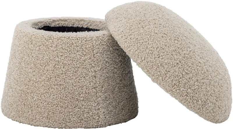 Bocca Pouf Nature Polyester - Bloomingville