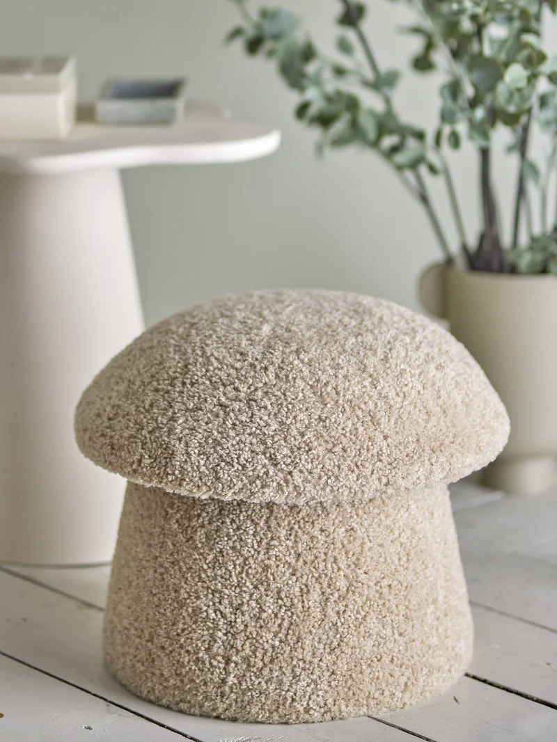 Bocca Pouf Nature Polyester - Bloomingville