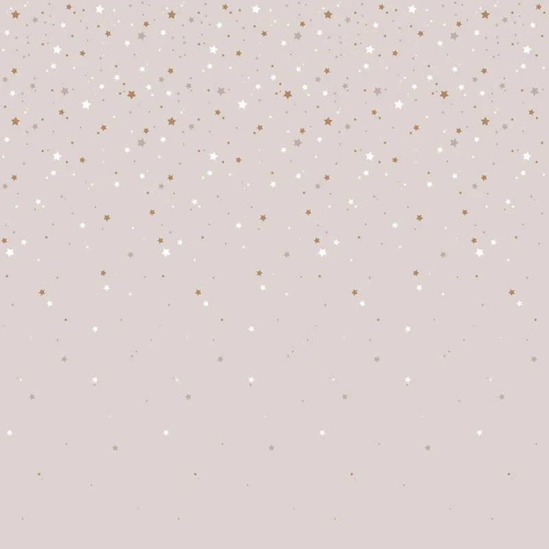 Dekornik Tapete Simple stars from the sky powder pink Streifen 50 x 280