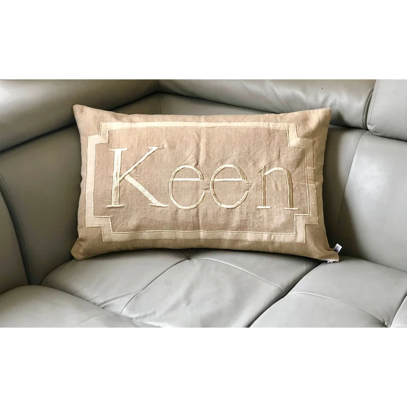 Personalized Gifts, Neutral Decor, Monogram Sofa Pillow Covers