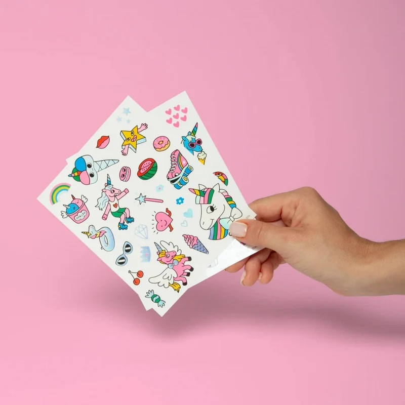 LILY UNICORN TEMPORARY TATTOOS