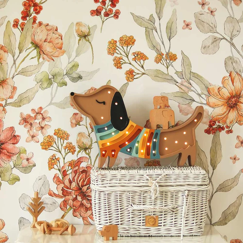 Dekornik Tapete Autumn Meadow Weiss Streifen 100 x 280