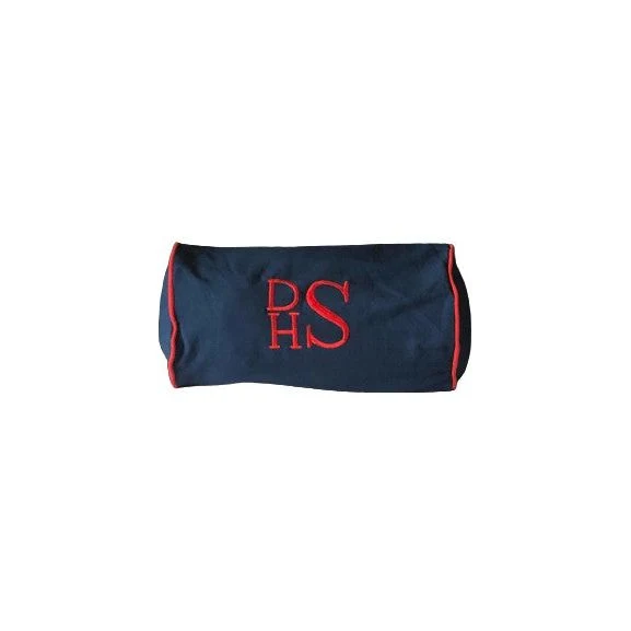 Navy Blue Personalized Long Bolster Pillow, Monogram Blue Pillows