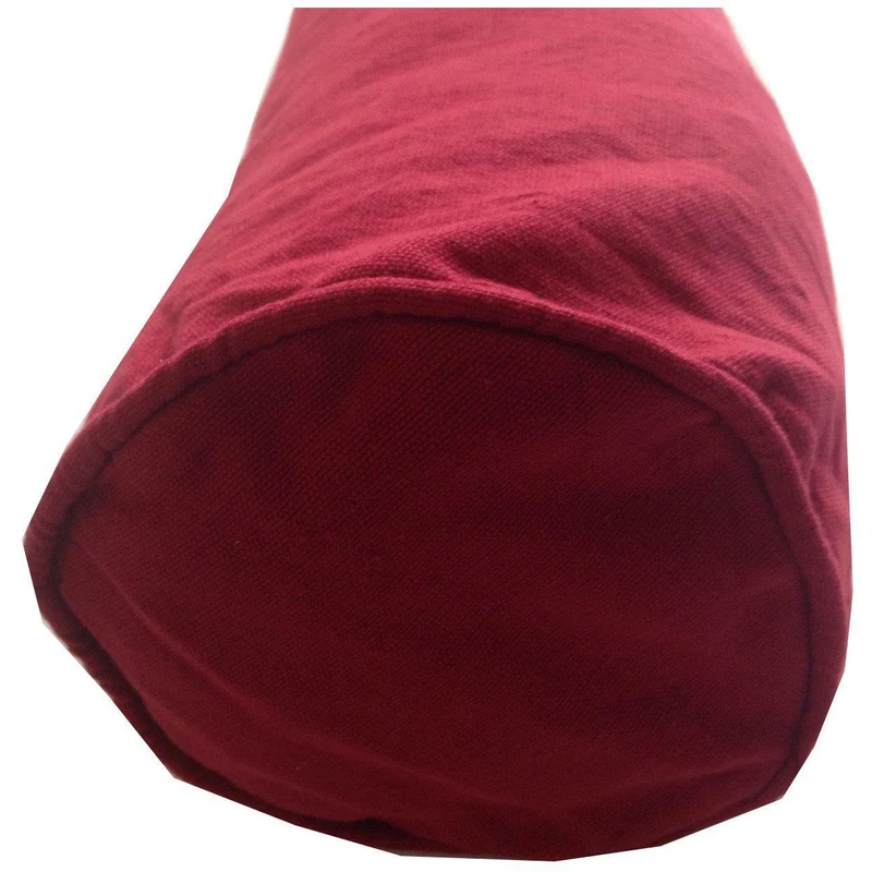 Maroon Bolster Pillow Cover, Maroon Daybed Pillows