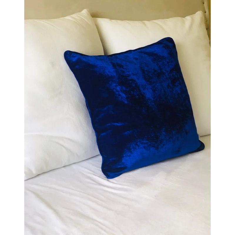 Blue Velvet Pillows, Velvet sofa pillows