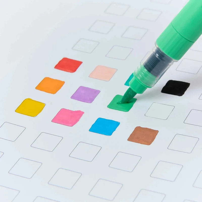 BRUSH POWER ACRYLIC MARKER PENS (12 COLOURS)
