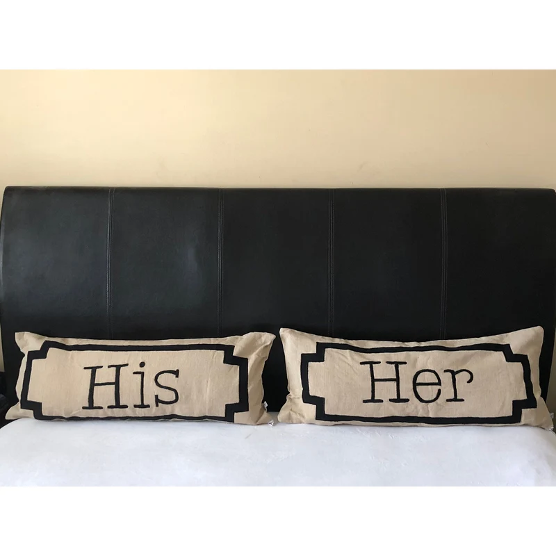 Wedding Gift, Couples pillows, Anniversary Pillow Cover