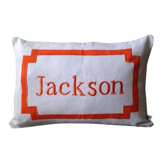 Nursery Name Personalized Pillow