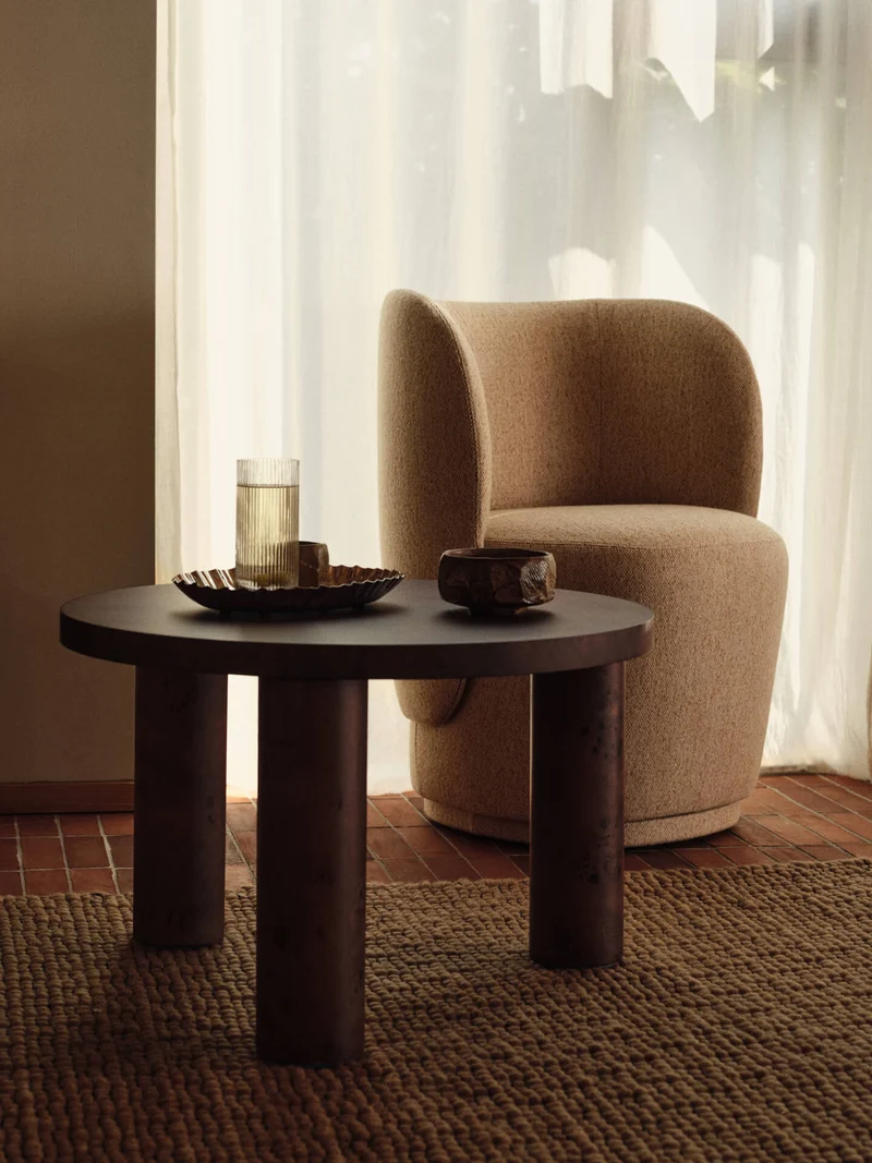 Plateau en acier inoxydable et miroir poli 28,5 cm Tydra - Ferm Living