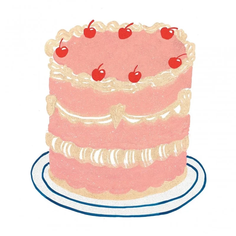 PARTY CAKE STICKER