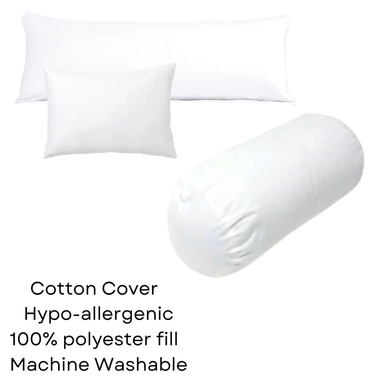 Pillow Forms, Lumbar insert, Square Pillow Inserts, Ecofriendly Inserts