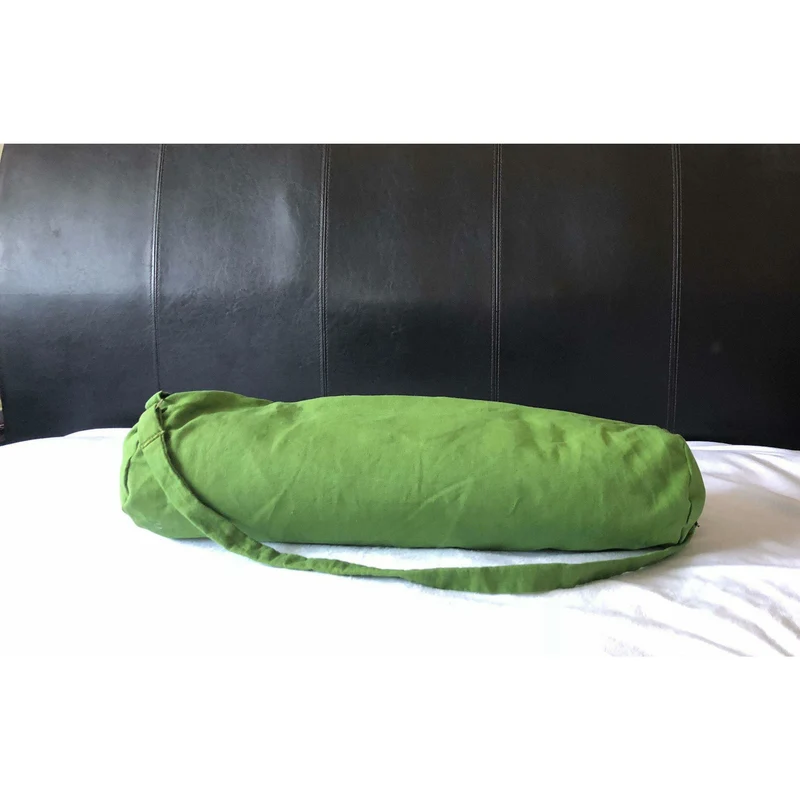 GreenYoga Mat Black Bag, Cotton Yoga Bag, Zipper Cotton Yoga bags