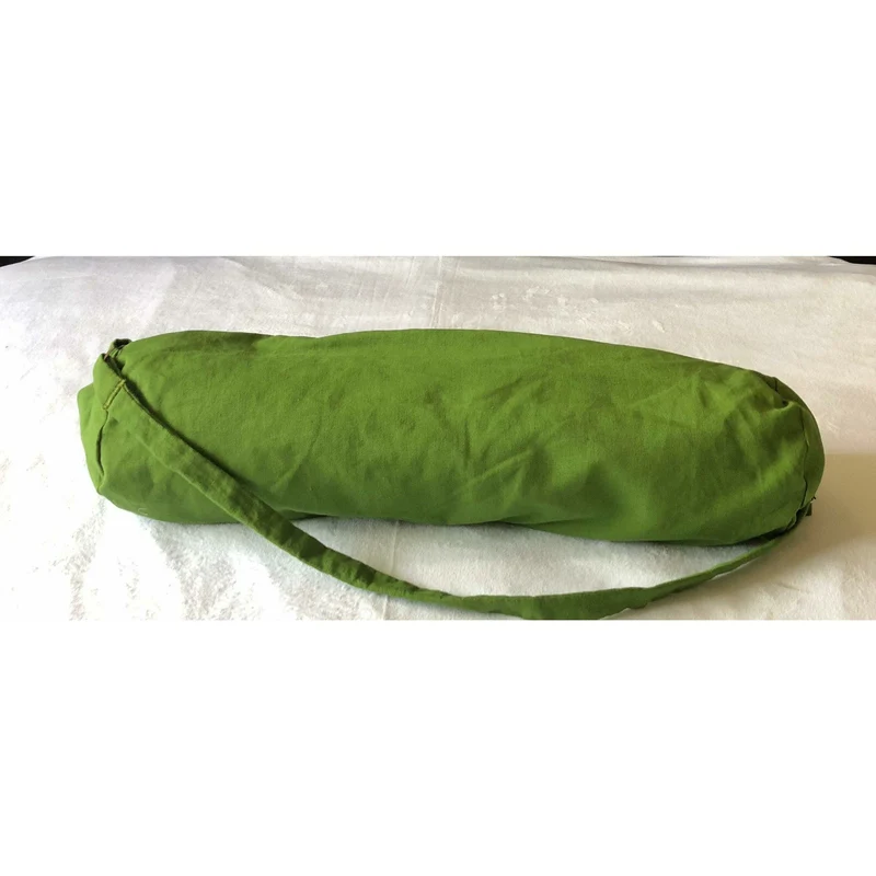 GreenYoga Mat Black Bag, Cotton Yoga Bag, Zipper Cotton Yoga bags