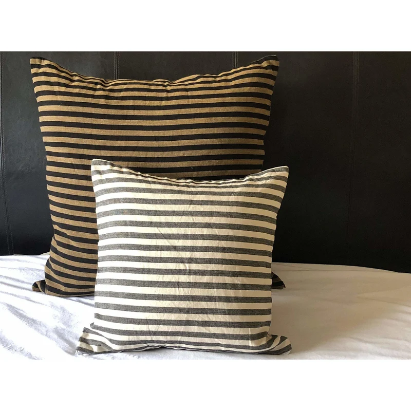 Ticking Pillow, Vintage Market Pillow Cover, Farmhouse Pillow Cover, Vintage Pillow CoverTicking Pillow, Stripes Pillow Cover