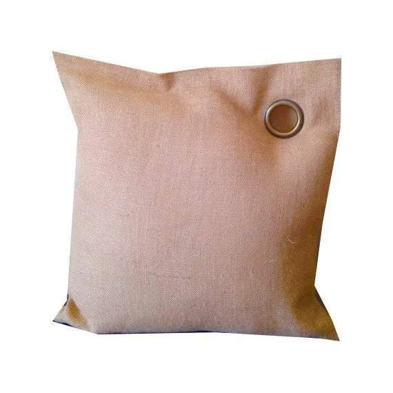 Beige Burlap Pillows, Cabin Decor, Rustic pillows