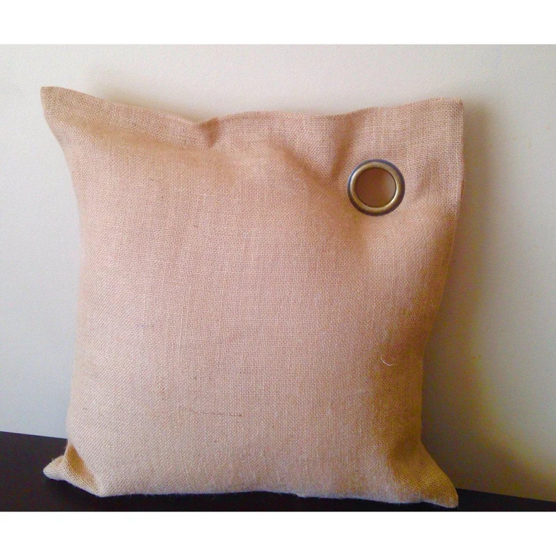 Beige Burlap Pillows, Cabin Decor, Rustic pillows