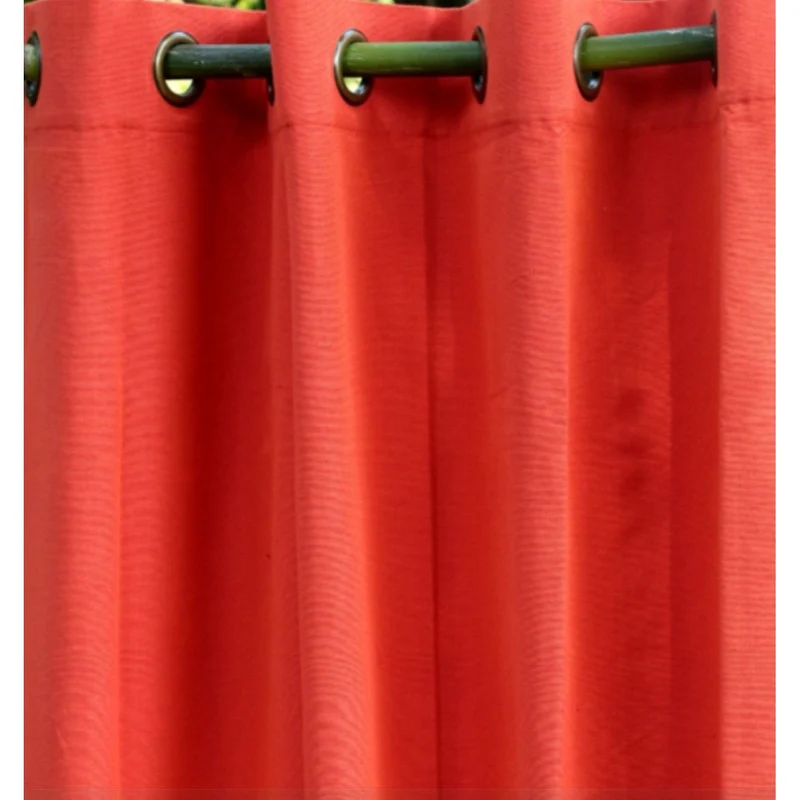 Rust Drapes, Rust Window Treatment, Room Drapes