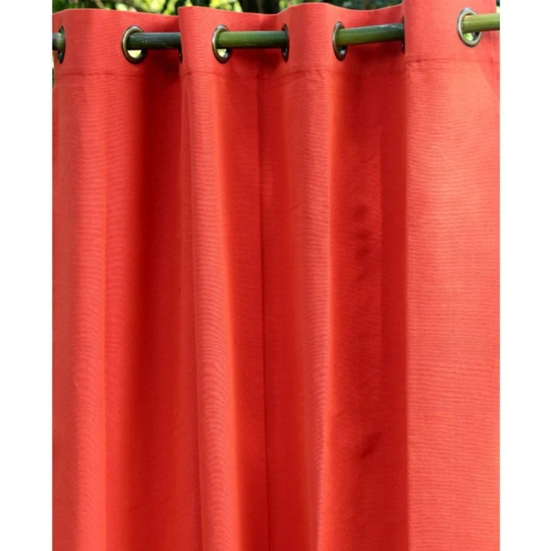 Rust Drapes, Rust Window Treatment, Room Drapes