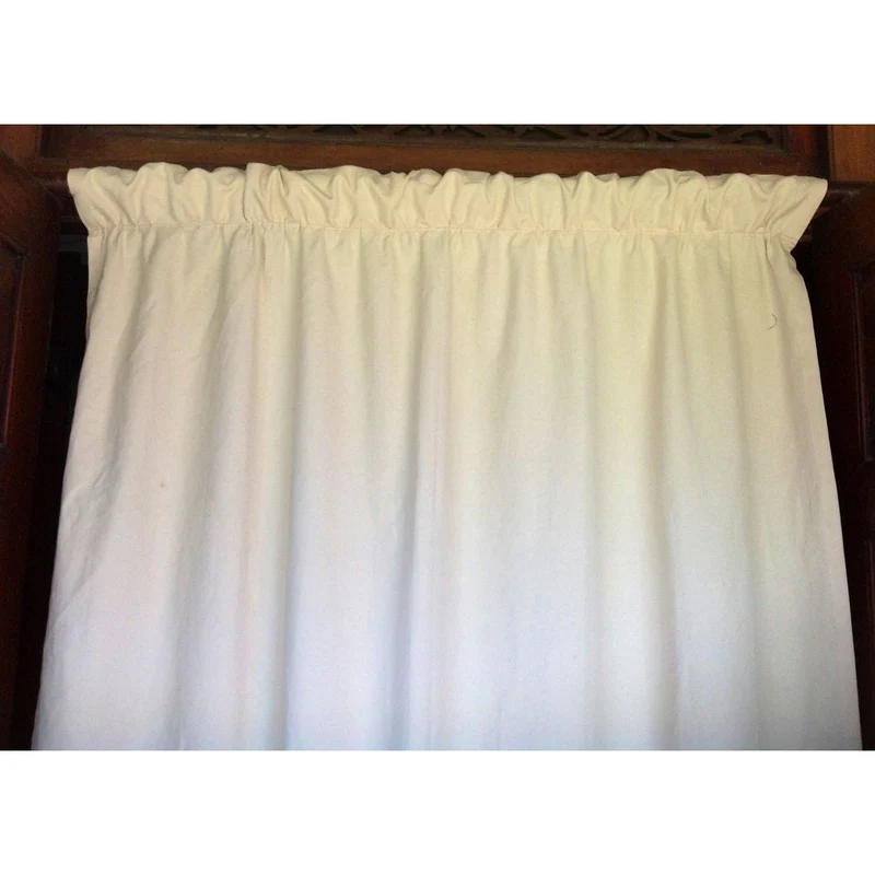 Drapes Rod Curtain Drape Panels Rod Pockets Drapes