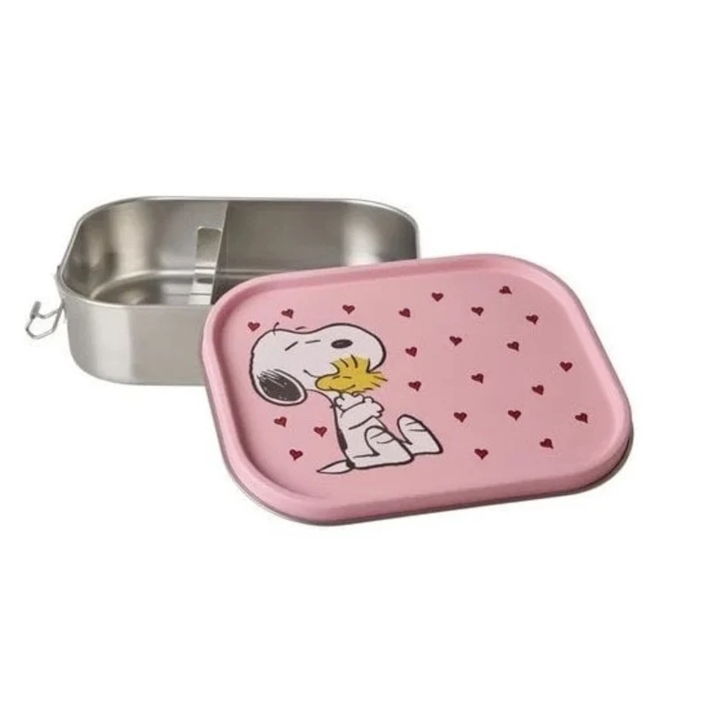 LARGE STAINLESS STEEL SNOOPY LUNCH BOX