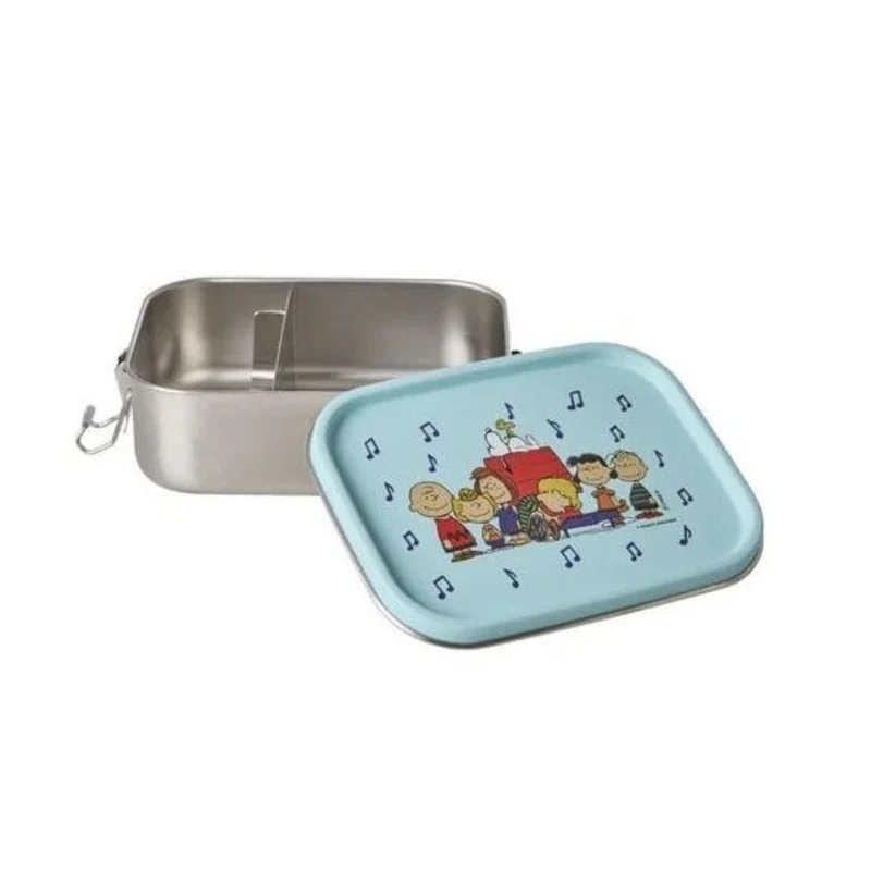 MEDIUM STAINLESS STEEL SNOOPY LUNCH BOX
