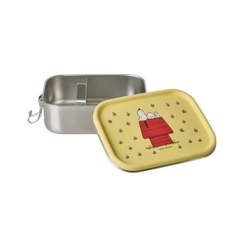 MEDIUM STAINLESS STEEL SNOOPY LUNCH BOX