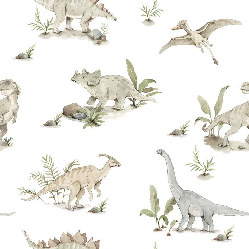 Dekornik Tapete Happy Dinos Streifen 50 x 280