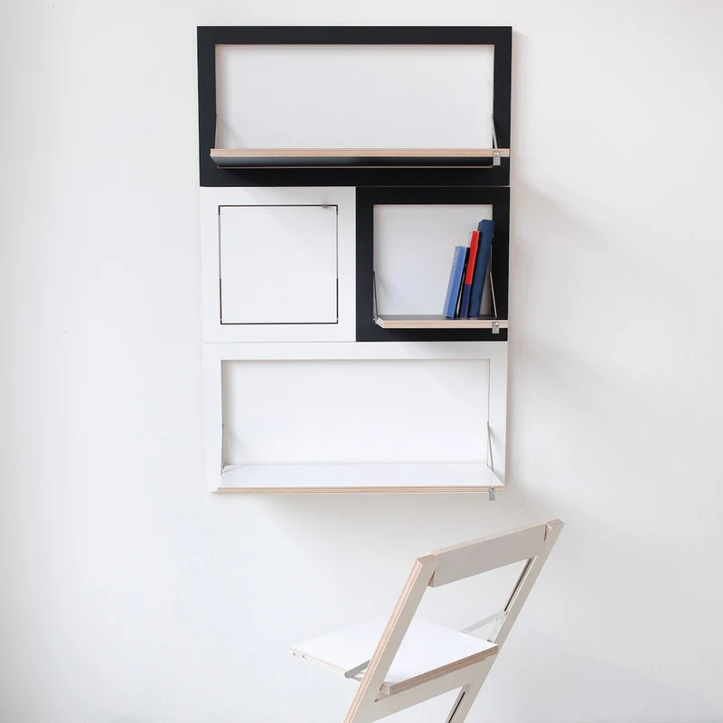 Chaise pliante blanche 75 x 45 cm Fläpps - Ambivalenz