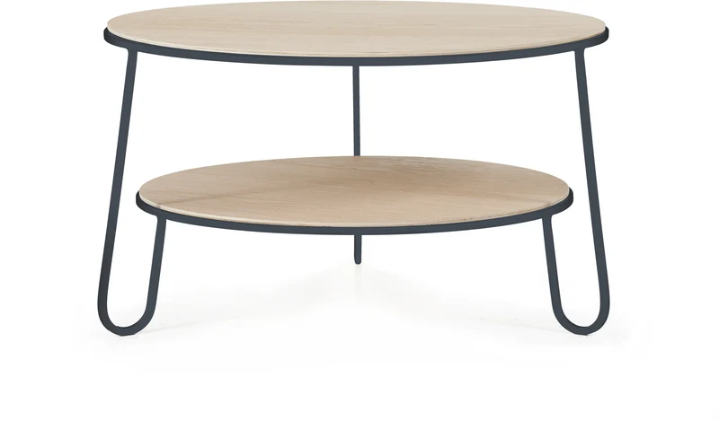 Table basse gris ardoise 70 cm Eugénie - Hartô