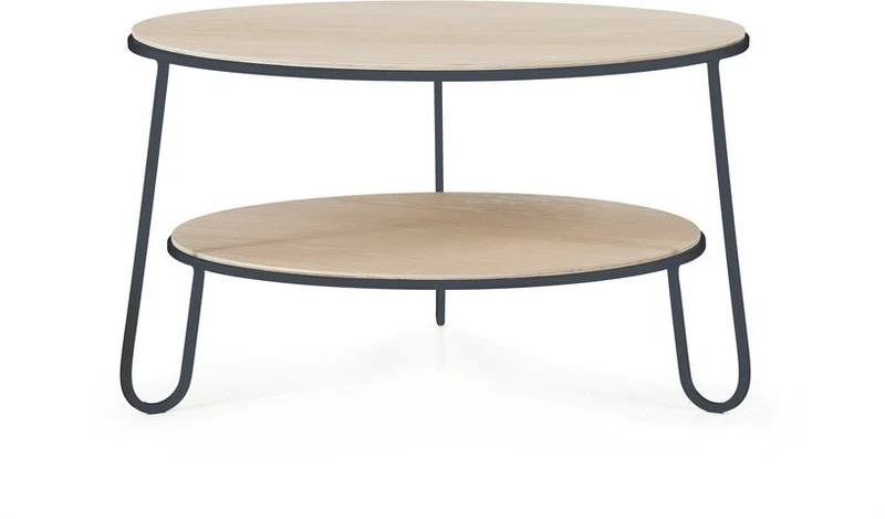 Table basse gris ardoise 70 cm Eugénie - Hartô