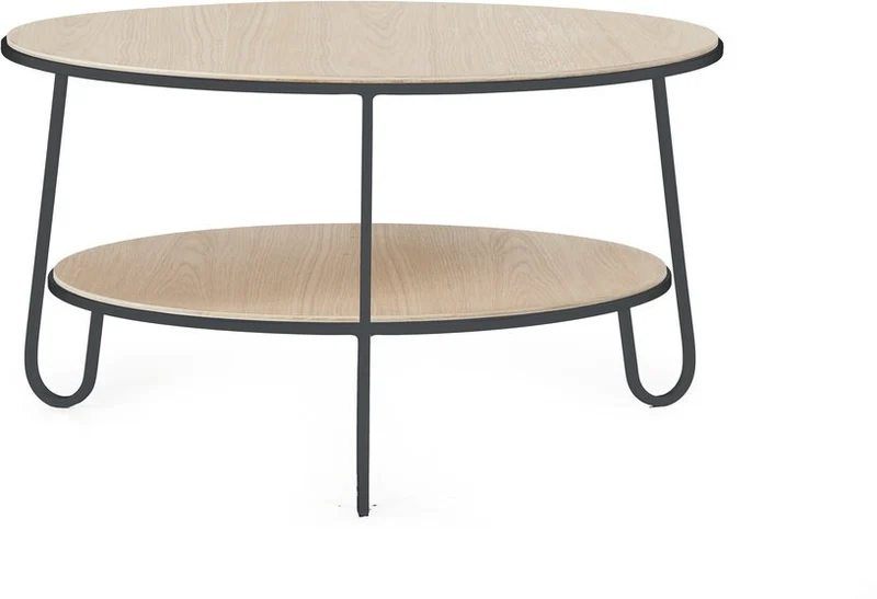 Table basse gris ardoise 70 cm Eugénie - Hartô