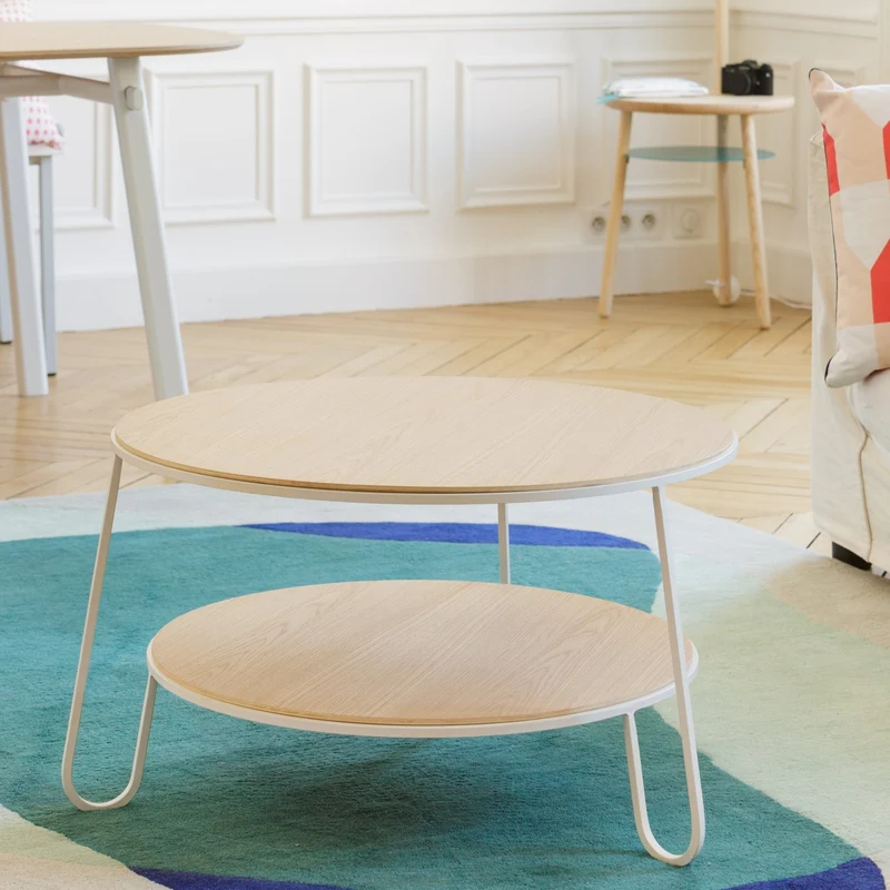 Table basse gris ardoise 70 cm Eugénie - Hartô