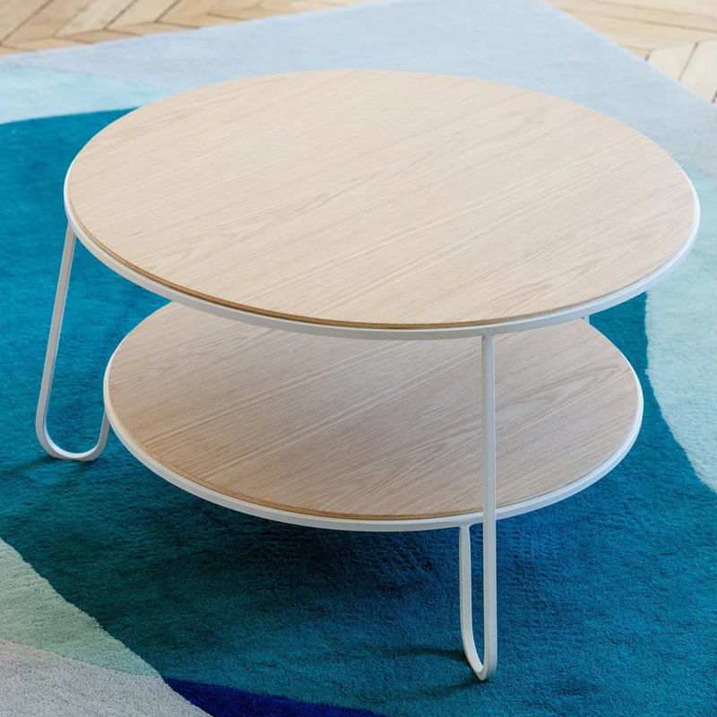 Table basse gris ardoise 70 cm Eugénie - Hartô