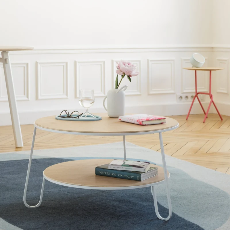 Table basse gris ardoise 70 cm Eugénie - Hartô