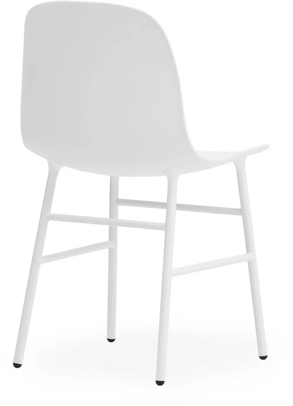 Chaise en acier et pp blanc Form - Normann Copenhagen