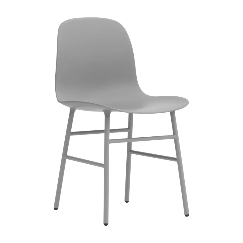 Chaise en acier et pp gris Form - Normann Copenhagen
