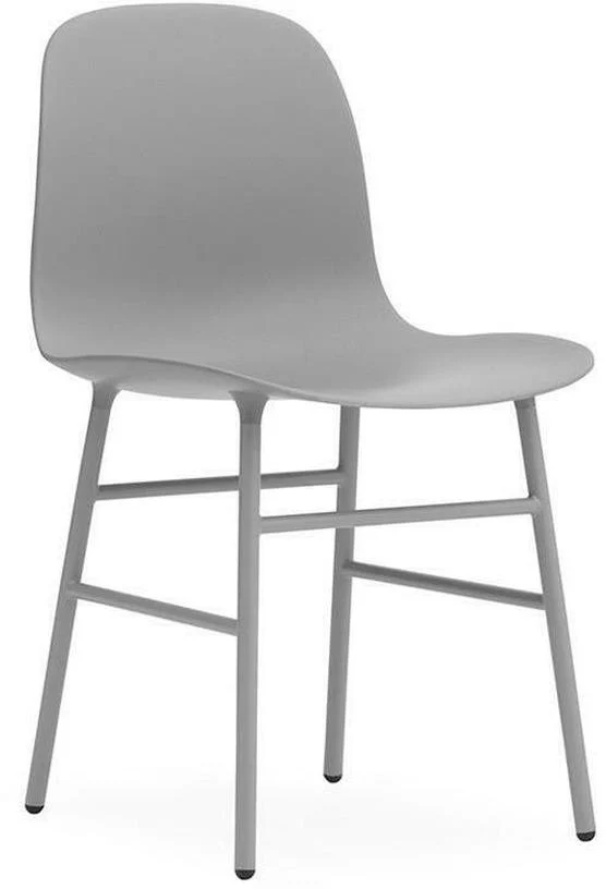 Chaise en acier et pp gris Form - Normann Copenhagen