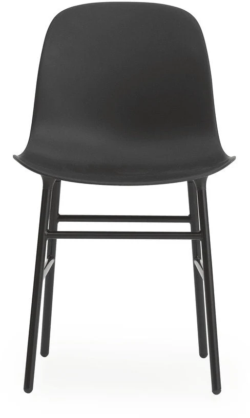 Chaise en acier et pp noir Form - Normann Copenhagen